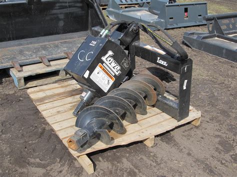 skid steer auger swivel|post hole skid steer augers.